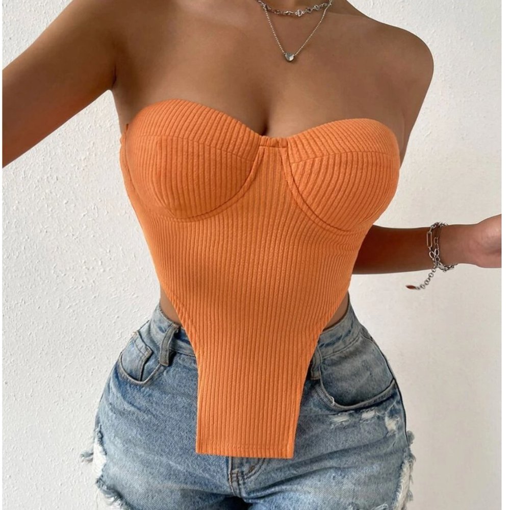 Greece Ribbed Top - Picture 2 of 2